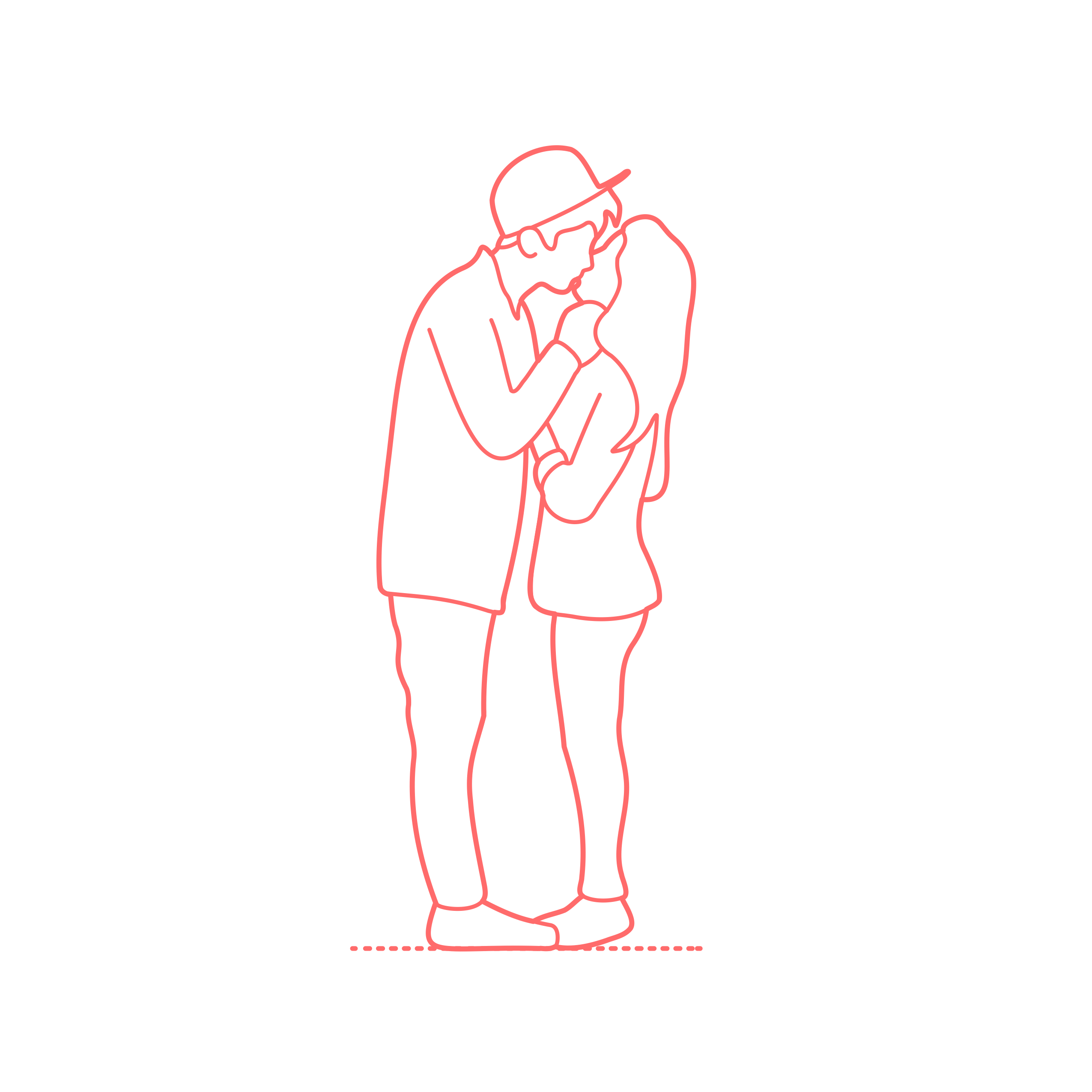 Humans Kissing Teens Boys Girls Contour Svg Vector Free Vectors